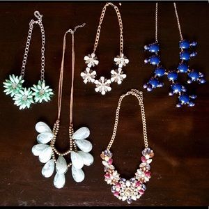 BUNDLE: 5 Statement Necklaces